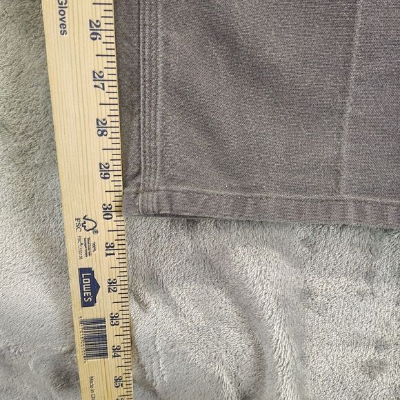 Carhartt Pants Men 40x30 Gray Relaxed Fit Rugged Flex Canvas Cargo Carpenter - Picture 6 of 12